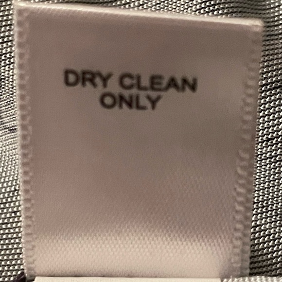 Banana Republic faux wrap dress, Black/grey, long sleeves, stretch, size medium - Picture 8 of 8